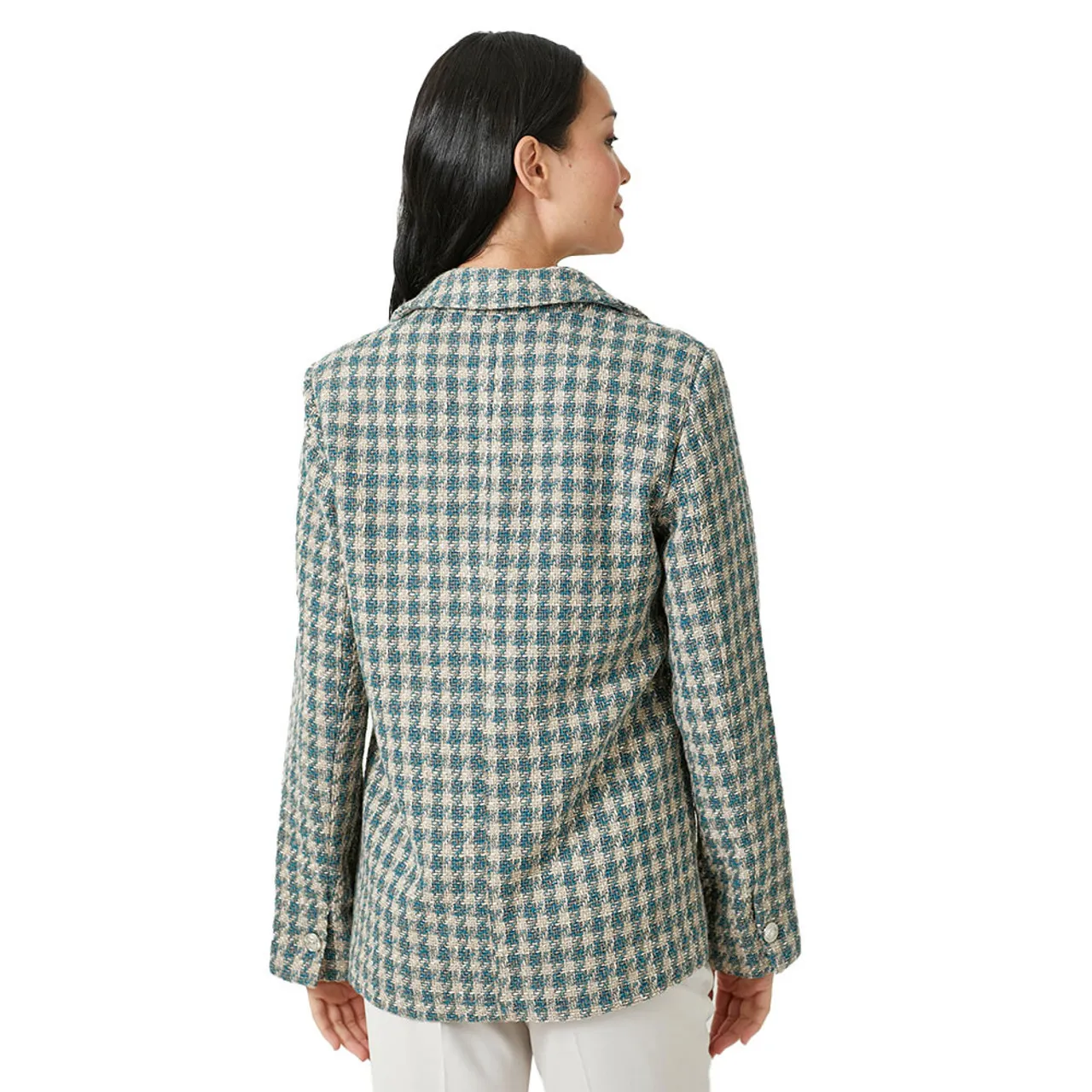 Women's Mystree Houndstooth Jacket Coat